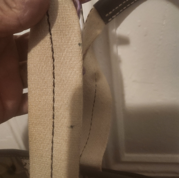 AUTHENTIC COACH FABRIC TOTE BAG - Picture 6 of 7